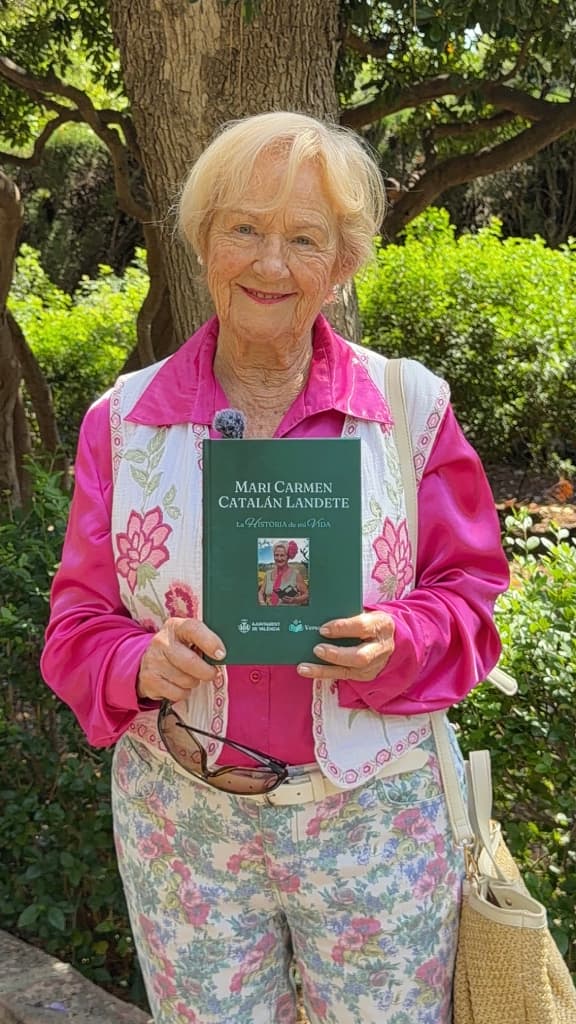 Retrato de Maricarmen Catalán, usuaria de versedia